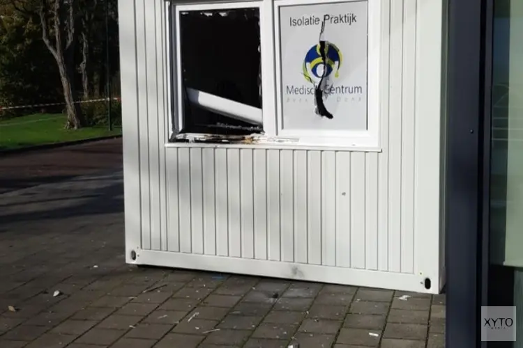 Mannen opgepakt voor vernielen corona testlocatie