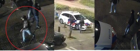 Gezocht: Relschoppers voetbalwedstrijd Sportpark de Braak