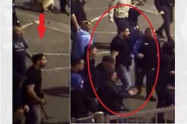 Gezocht: Relschoppers voetbalwedstrijd Sportpark de Braak