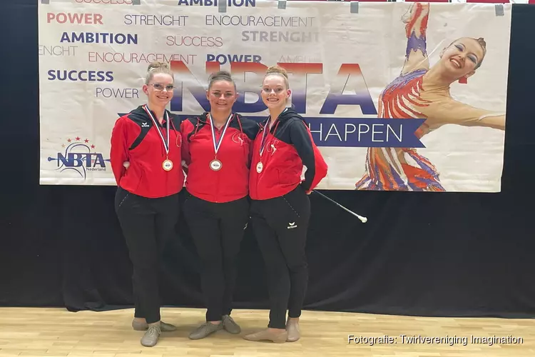 Succes voor Twirlvereniging Imagination op de Nederlandse Kampioenschappen