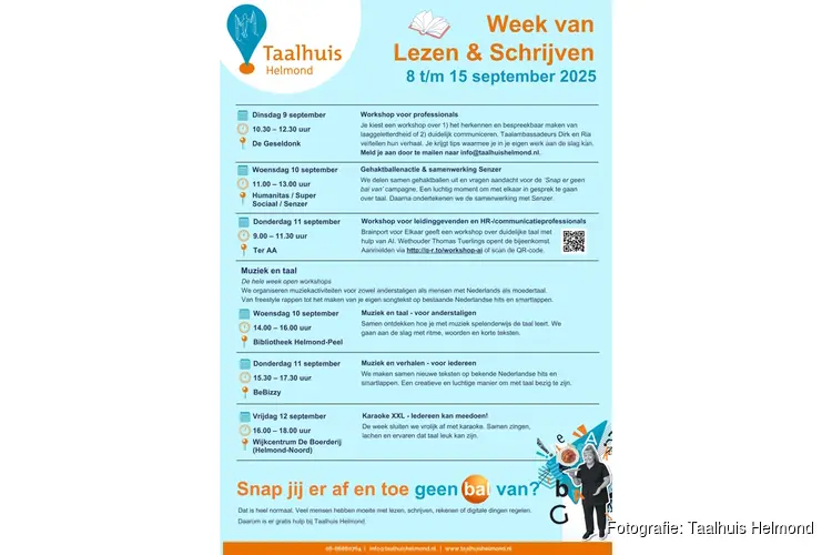Snap jij er af en toe geen bal van? In Helmond praten we erover