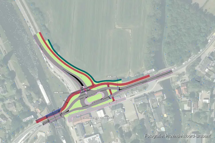 Doorbraak N615 bij Beekse Brug: Provincie en gemeente zetten in op fietsbrug en bijzondere rotonde
