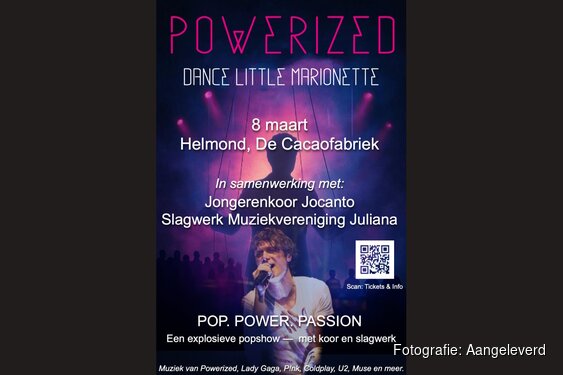 Powerized – Live met koor en slagwerk op 8 maart in De Cacaofabriek Helmond