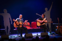 Bertolf Lentink en Diederik Nomden met Two of Us in Het Speelhuis