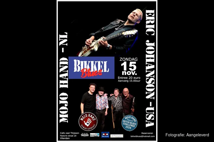 Bikkel Blues haalt Amerikaanse topgitarist Eric Johanson naar Vlierden